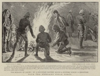 Mit der Mohmand-Feldtruppe
